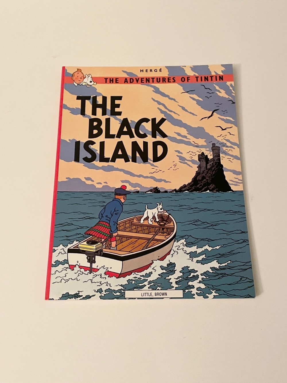 Herge The Adventures of Tintin The Black Island Little Brown Softcover Graphic